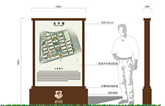 湖南株洲市盛世华庭小区标识系统设计