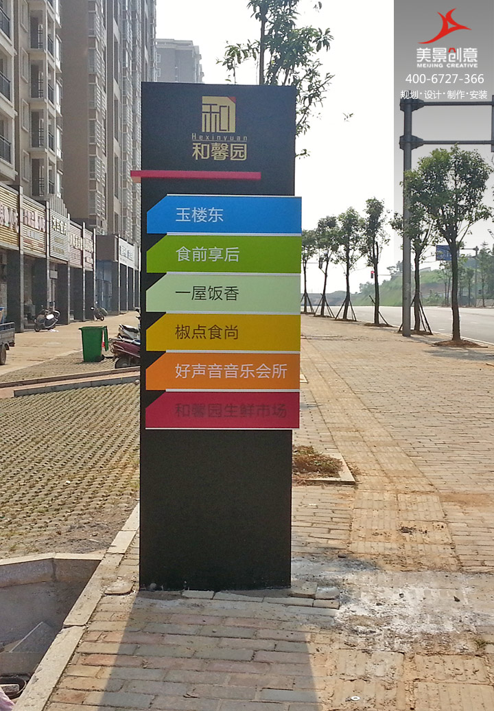 商业街标识标牌