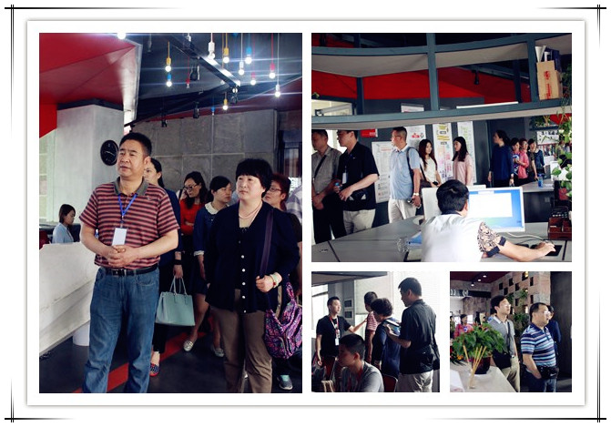 河南省沁阳市委宣传部领导考察美景创意 借力快速发展“互联网”