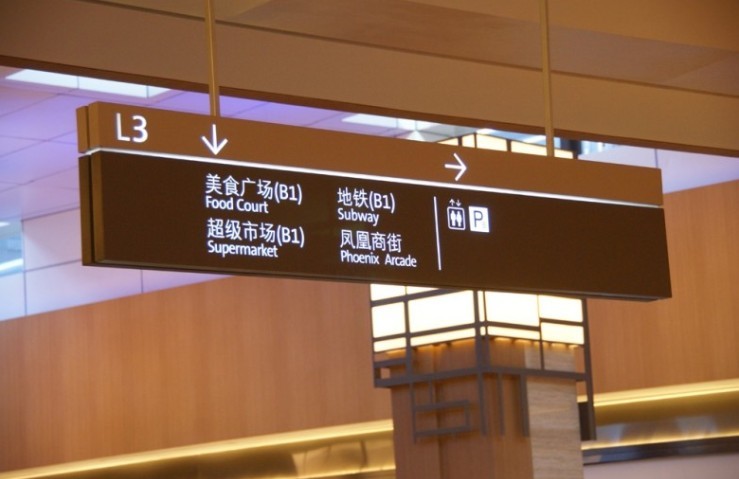 商业购物中心标识导视系统的设计要素