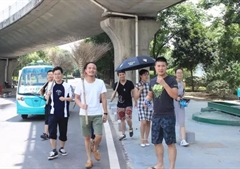 还橘子洲一片清洁，美景创意来应援
